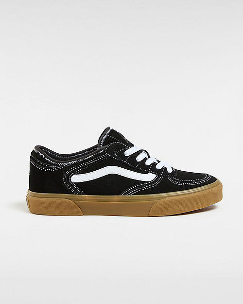 Кецове и обувки Vans Rowley Classic Shoes (black/white/gum) Unisex Black, Size 2.5 Черно | VN0A4BTT9X1