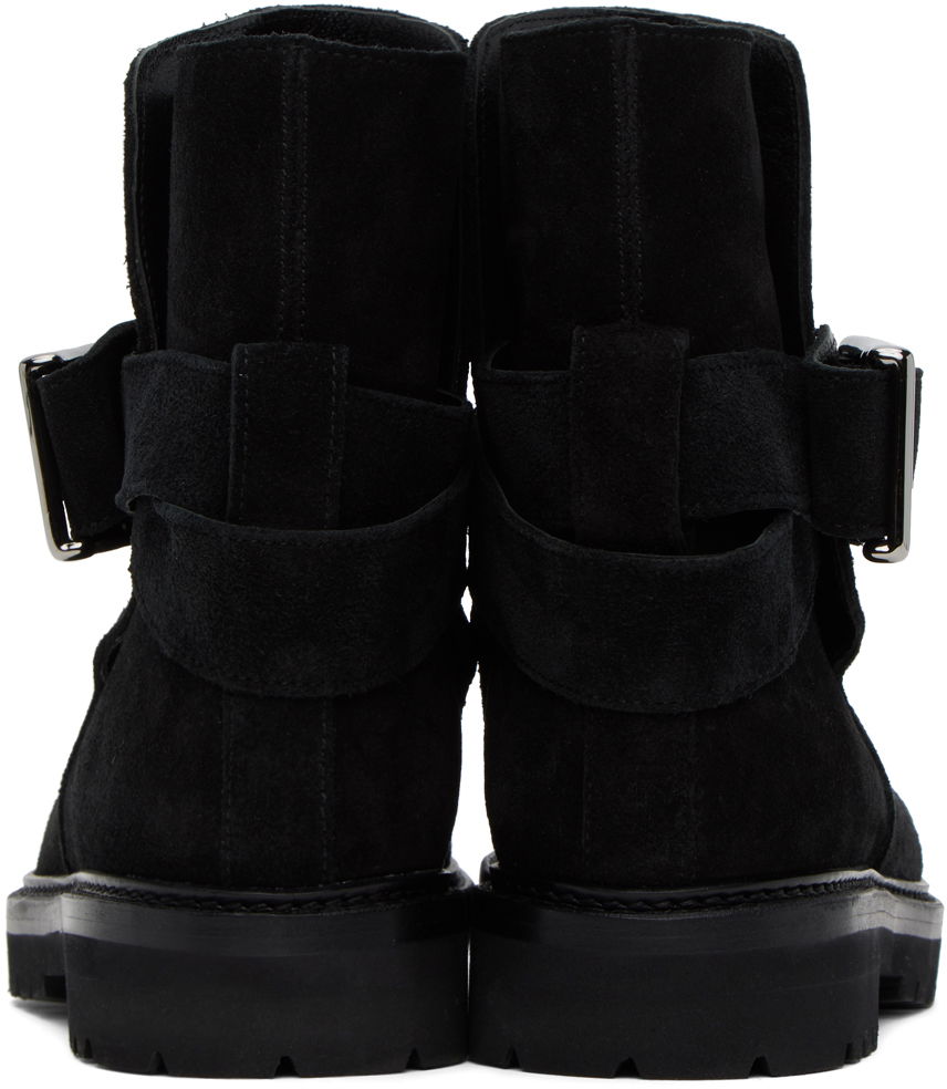 Облекло Manolo Blahnik Manolo Blahnik Hather Suede Ankle Boots Черно | 323-2540-0002, 1