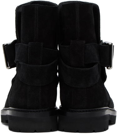 Облекло Manolo Blahnik Manolo Blahnik Hather Suede Ankle Boots Черно | 323-2540-0002, 1