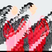 Red Cut Line Track Jacket