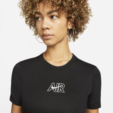 Съкратен топ Nike Air Cropped Top Черно | DN5852-010, 3