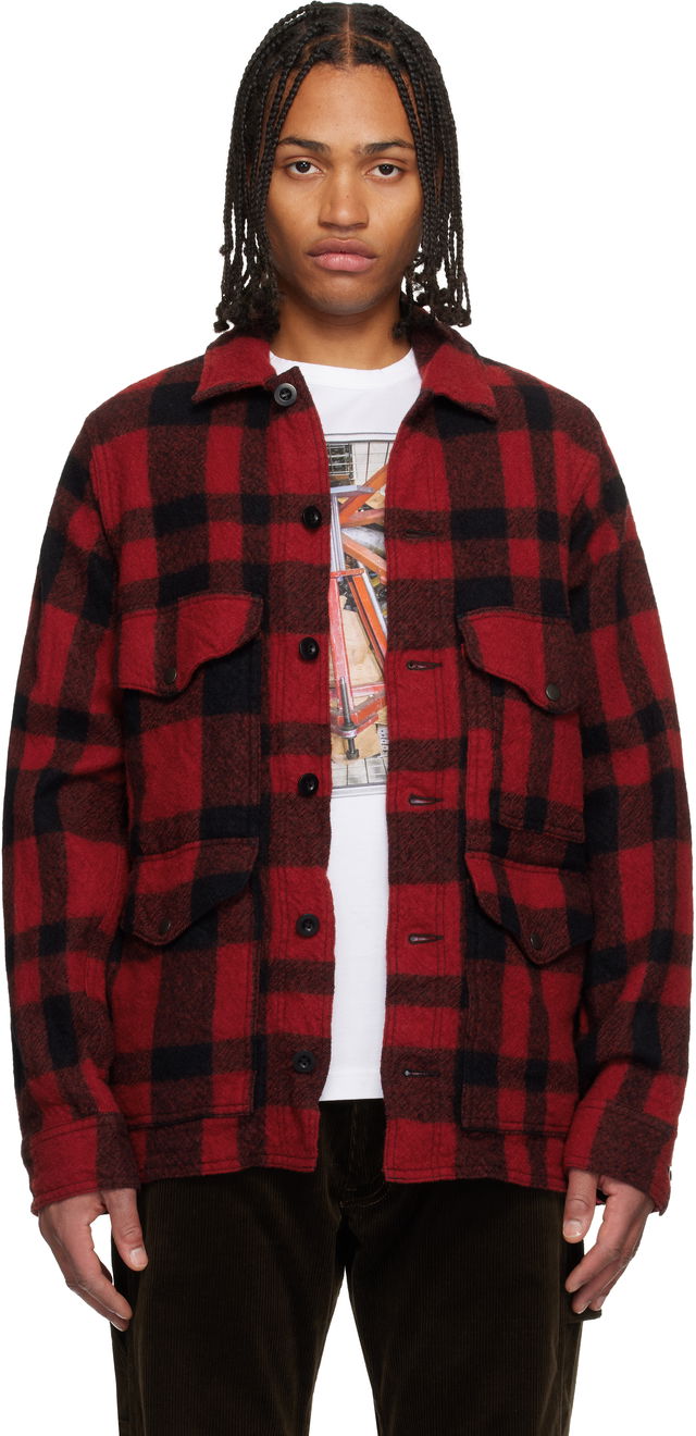 Junya Watanabe Filson Felted Check Jacket