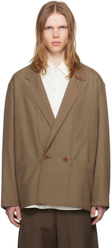 Палта LEMAIRE LEMAIRE Double Breasted Blazer Кафяво | JA1042 LF414, 0