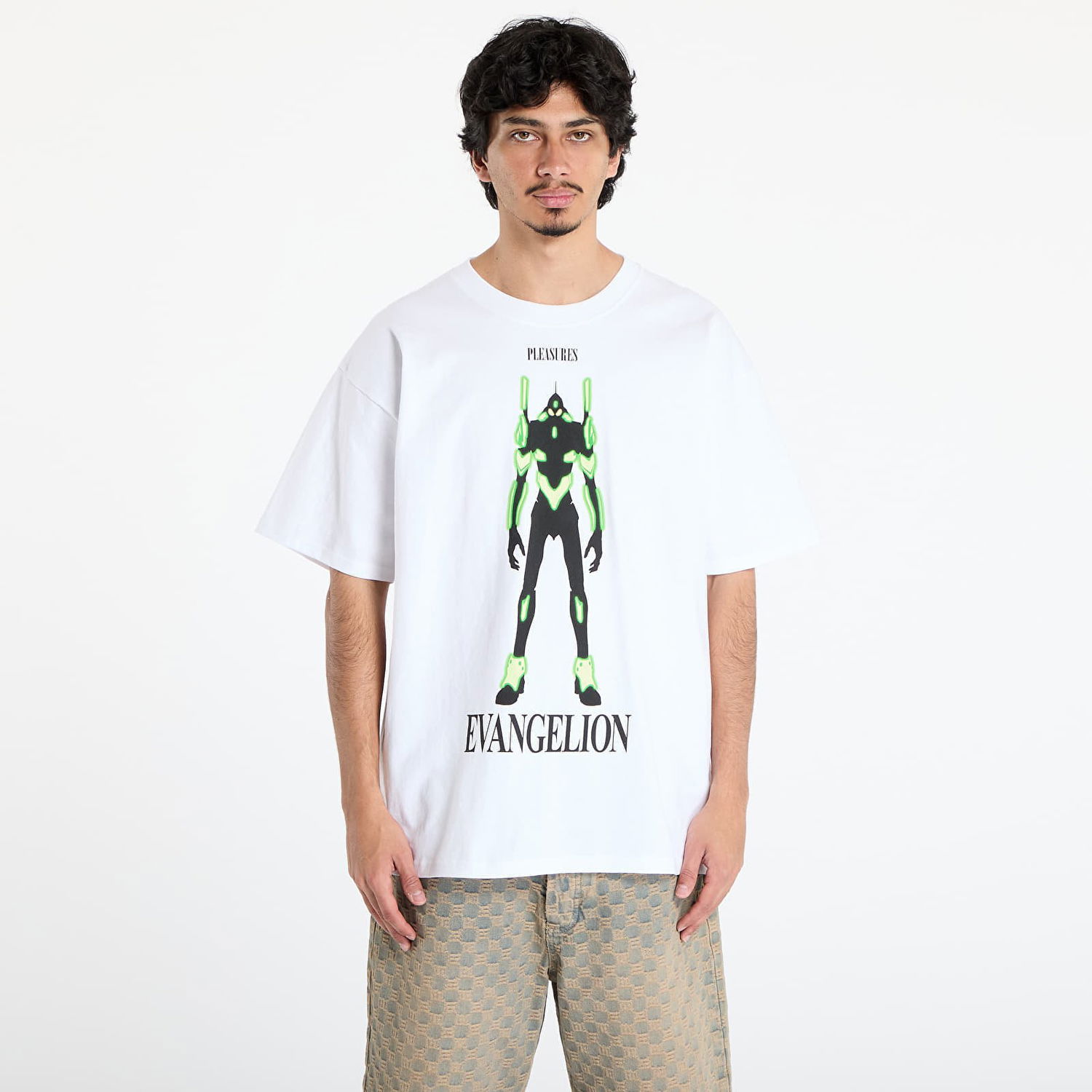 Тениска Pleasures PLEASURES Eva 1 Graphic T-Shirt Бяло | P25SU060 WHITE, 0