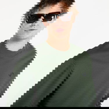 Суитчър Fred Perry Crew Neck Sweatshirt with Striped Cuffs Зелено | M7535 53A, 4