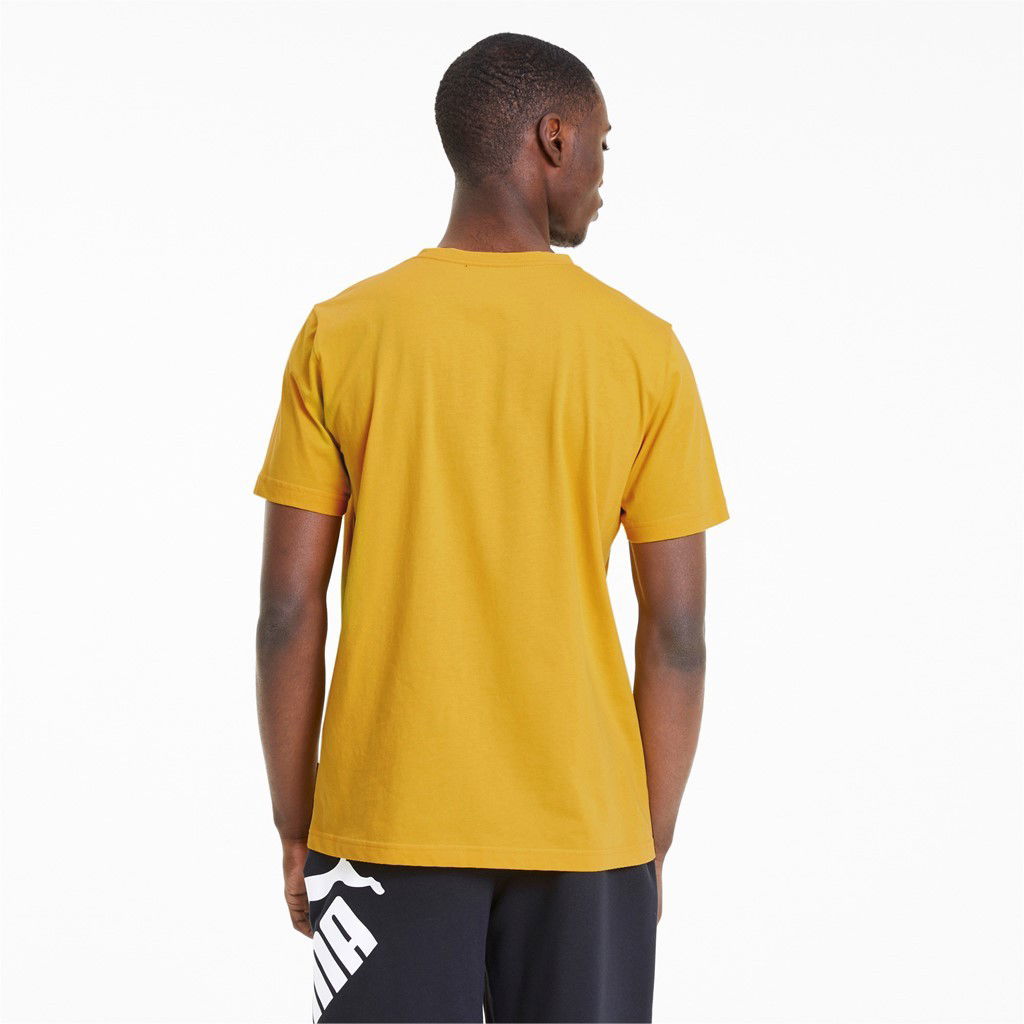 Тениска Puma ESS+ V Neck Tee S Жълто | 852421-25, 1