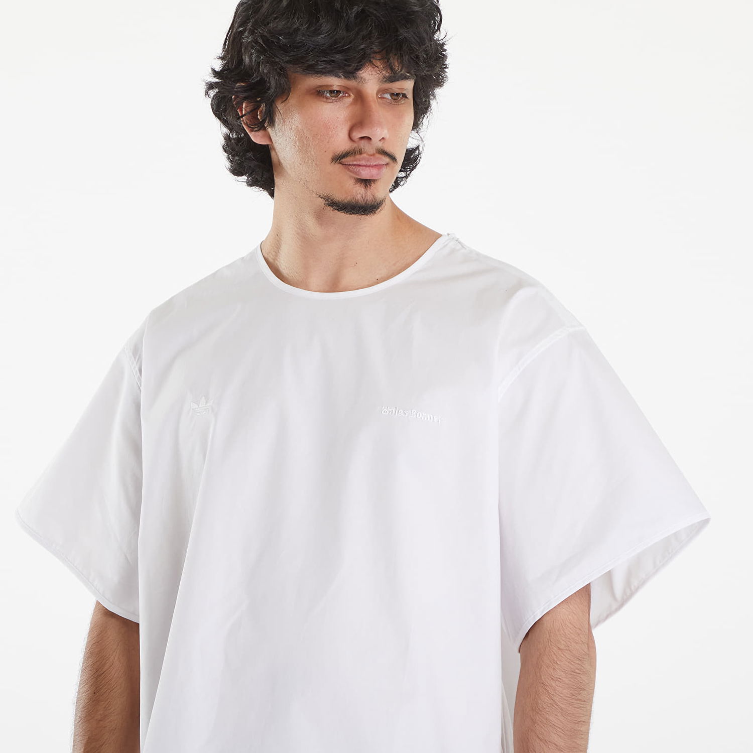 Тениска adidas Originals Wales Bonner x Poplin Top White Бяло | IW3607, 1