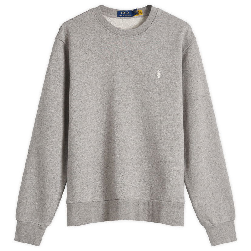 Тениска Polo by Ralph Lauren Polo Ralph Lauren Men's Loopback Crew Neck Sweatshirt in Dark Vintage Heather, Size Small | END. Clothing Сиво | 710916689020