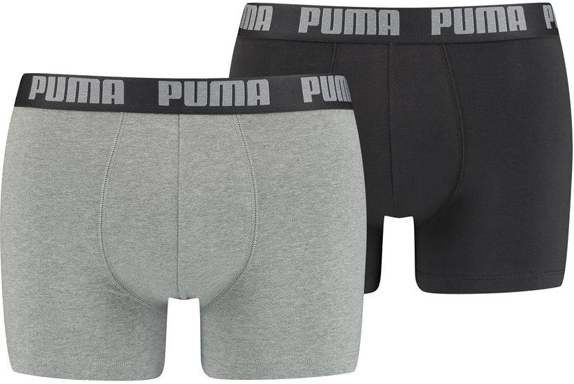 Боксерки Puma 2 Pack Basic Boxers Сиво | 521015001-691, 0
