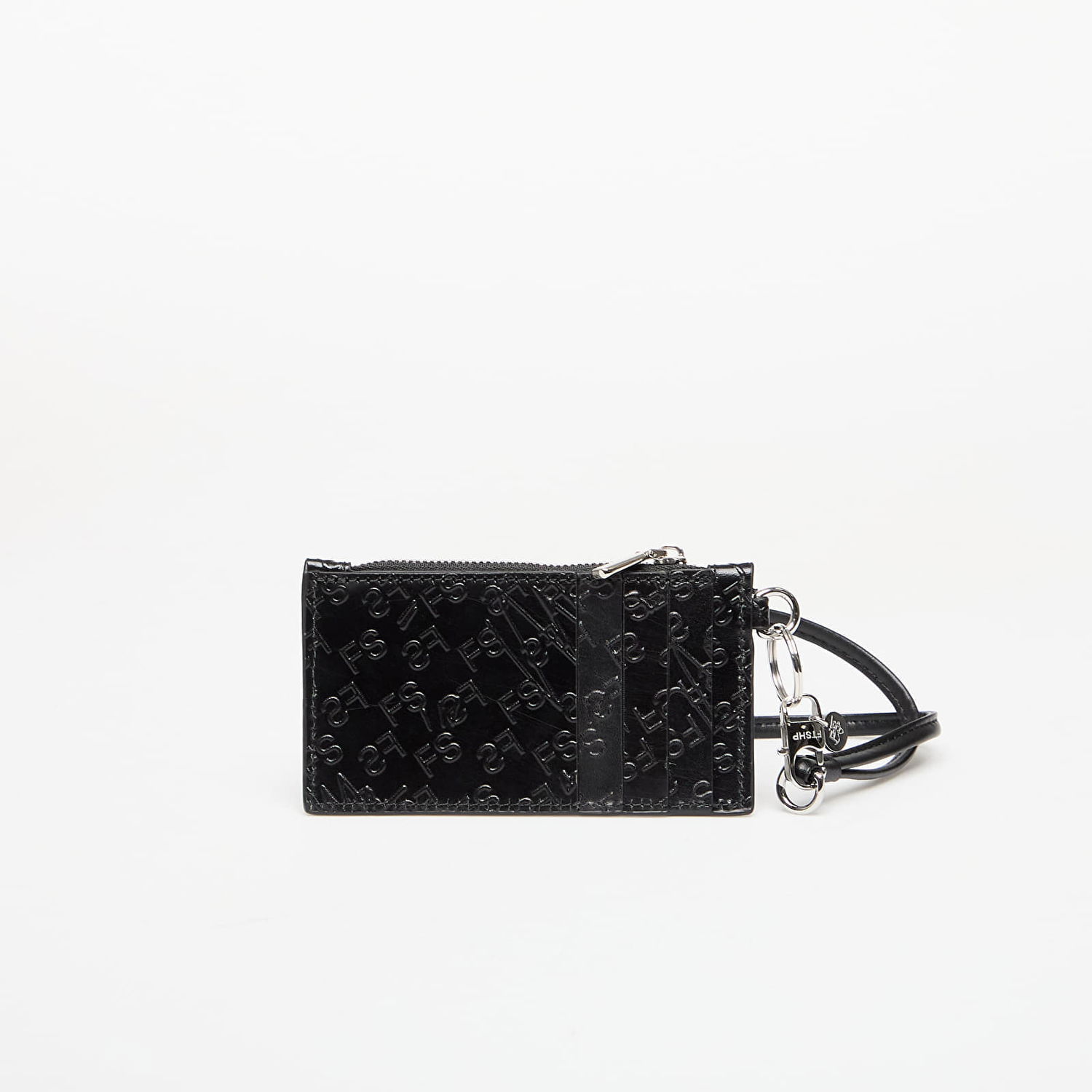 Портфейл Footshop FTSHP Leather Cardholder with Lanyard Черно | FTSHP_485, 0