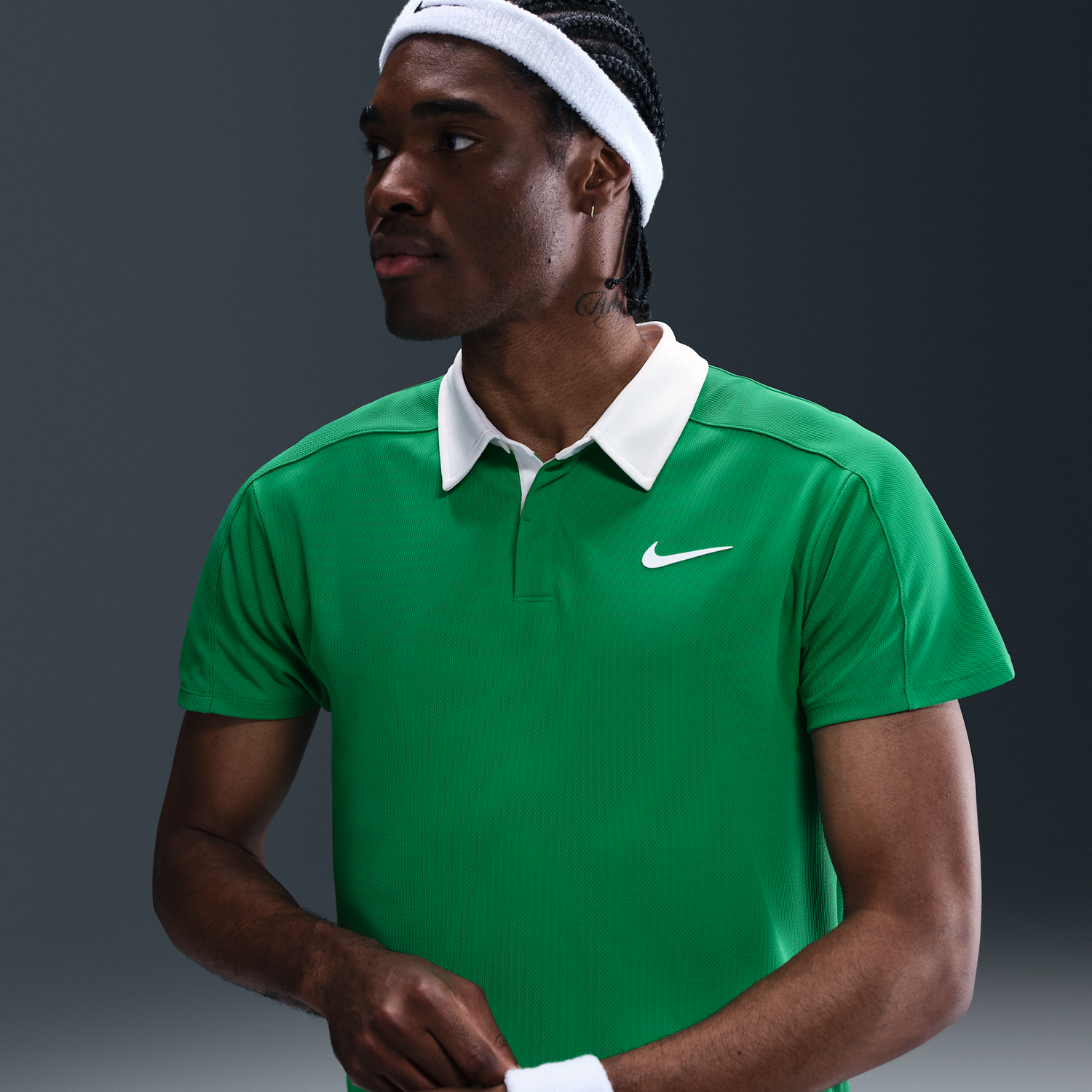 Поло тениска Nike NikeCourt Dri-FIT ADV Slam Tennis Polo Shirt Зелено | FZ6931-324, 0