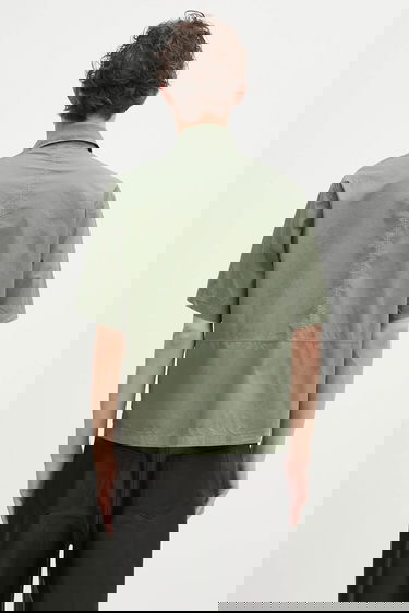 Риза C.P. Company Relaxed Short-Sleeved Shirt Зелено | 18CMSH236A005328G, 2