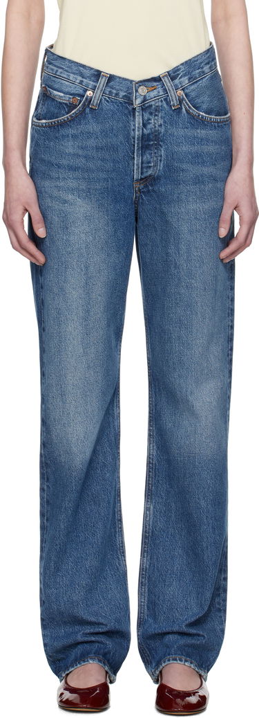 Дънки AGOLDE AGOLDE V-Waist Kelly Jeans Синьо | A229-1535, 0