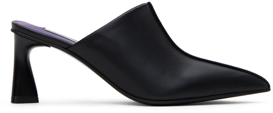 Кецове и обувки Stella McCartney Elsa Pointed Toe Mules Черно | 810319KP027, 0