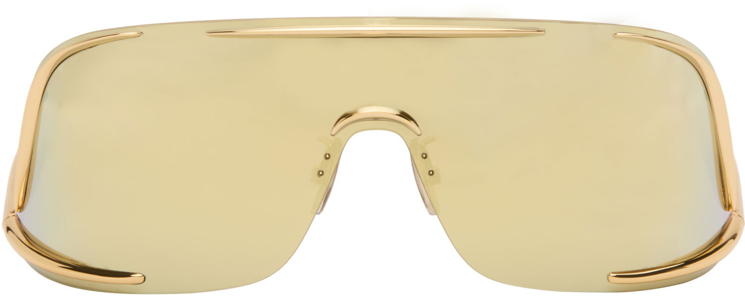 Слънчеви очила Loewe Shield Mask Sunglasses Жълто | LW40193UW0030G 192337293856, 0