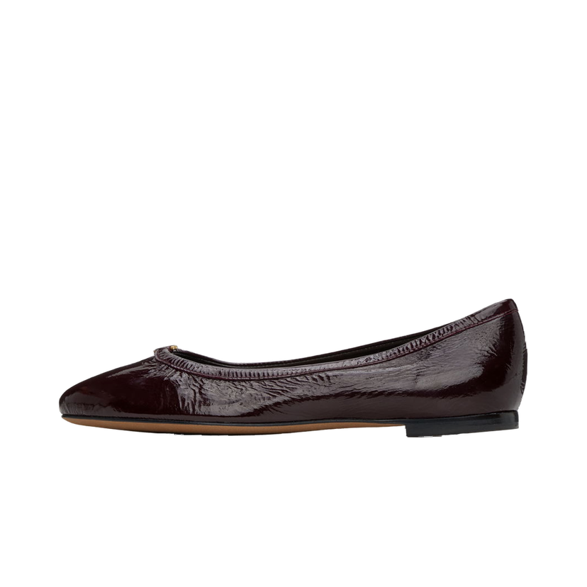 Кецове и обувки CHLOÉ Marcie Ballerina Flats Бургунди | CHC24A973NG