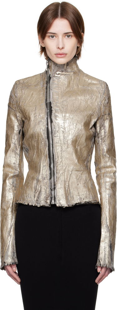 Яке Rick Owens Rick Owens Hollywood Gary Denim Jacket Металик | RP01E7701 SGMC, 0