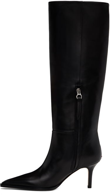 Облекло Aeyde Aeyde Tula Leather Tall Boots Черно | A11-KB-TULP75ST95-FW24-800-001, 2