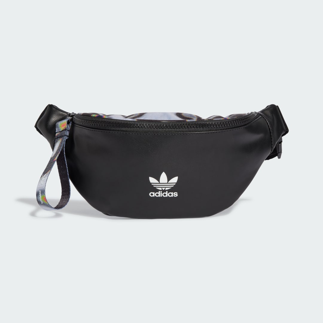 Чанта за кръста adidas Performance Black Waist Bag With Printed Strap Черно | IY4099, 0
