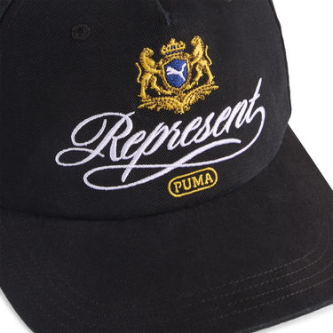 Шапка с козирка Puma PUMA x REPRESENT Crest Script Cap Черно | 026600_01, 4