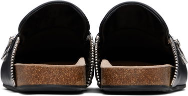 Кецове и обувки JW Anderson Leather Biker Slip-on Loafers Черно | LF0071-LA0268, 1