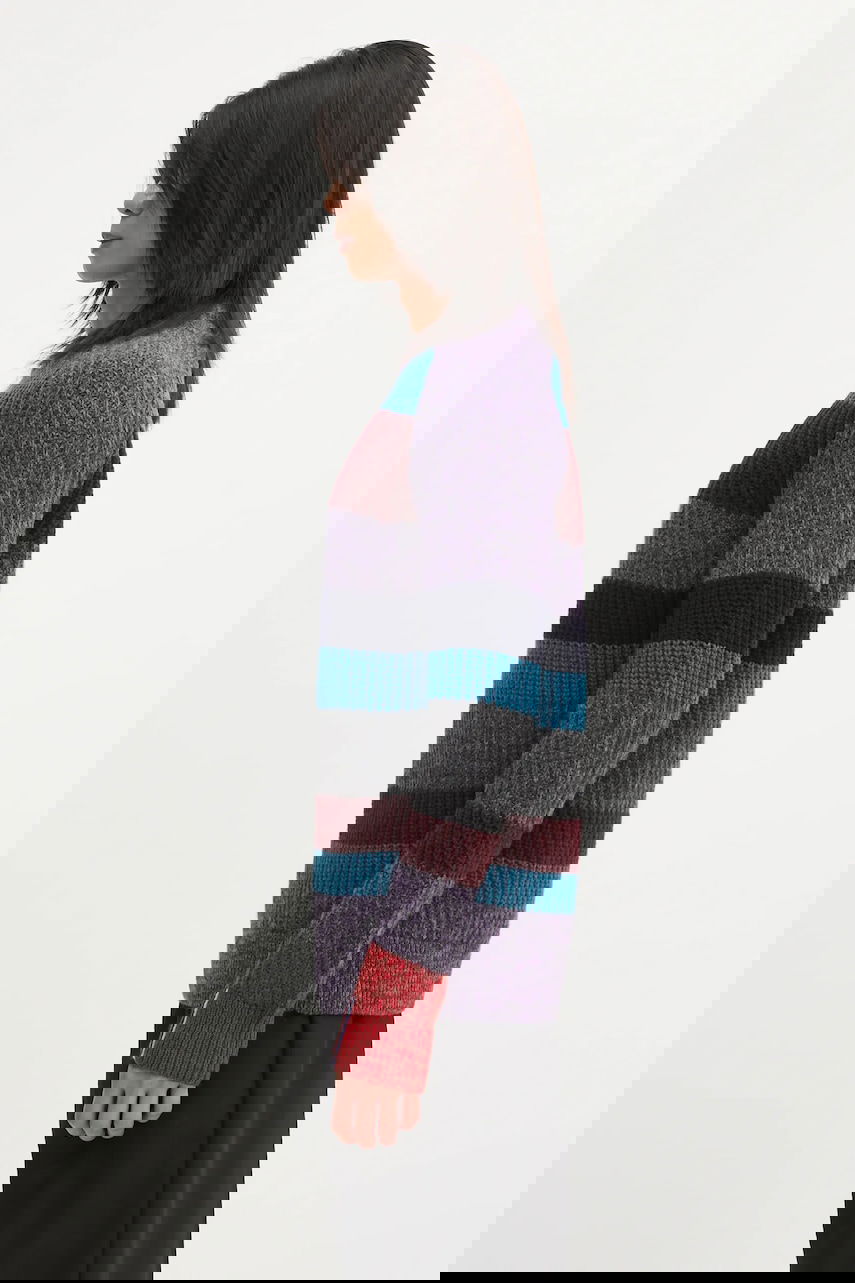 Пуловер Barbour Barbour x Paul Smith Multi Striped Crew Sweater Многоцветен | MKN1697MI11, 1