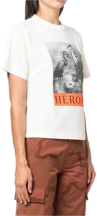 Тениска HERON PRESTON Heron Preston NF Heron T-Shirt, Size M Бяло | hwaa032c99jer003, 1