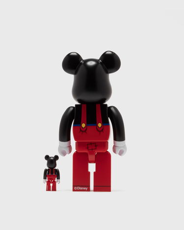 Колекционерско Medicom Toy MICKEY MOUSE BOAT BUILDERS 100% & 400% BE@RBRICK Set Червено | MED1780, 1