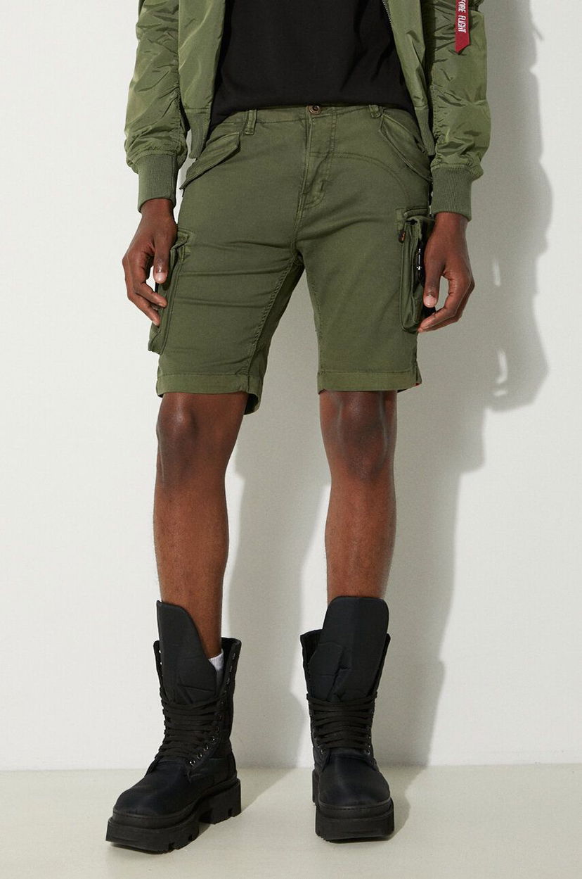 Къси панталони Alpha Industries Special OPS Short Shorts Зелено | 106254.142