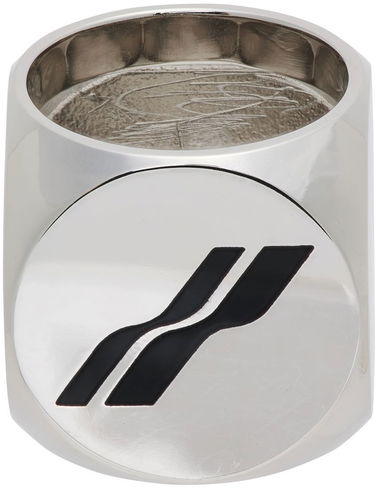 Пръстен We11done We11done Logo Dice Ring Металик | WD-AJ1-22-704-U-BK, 0