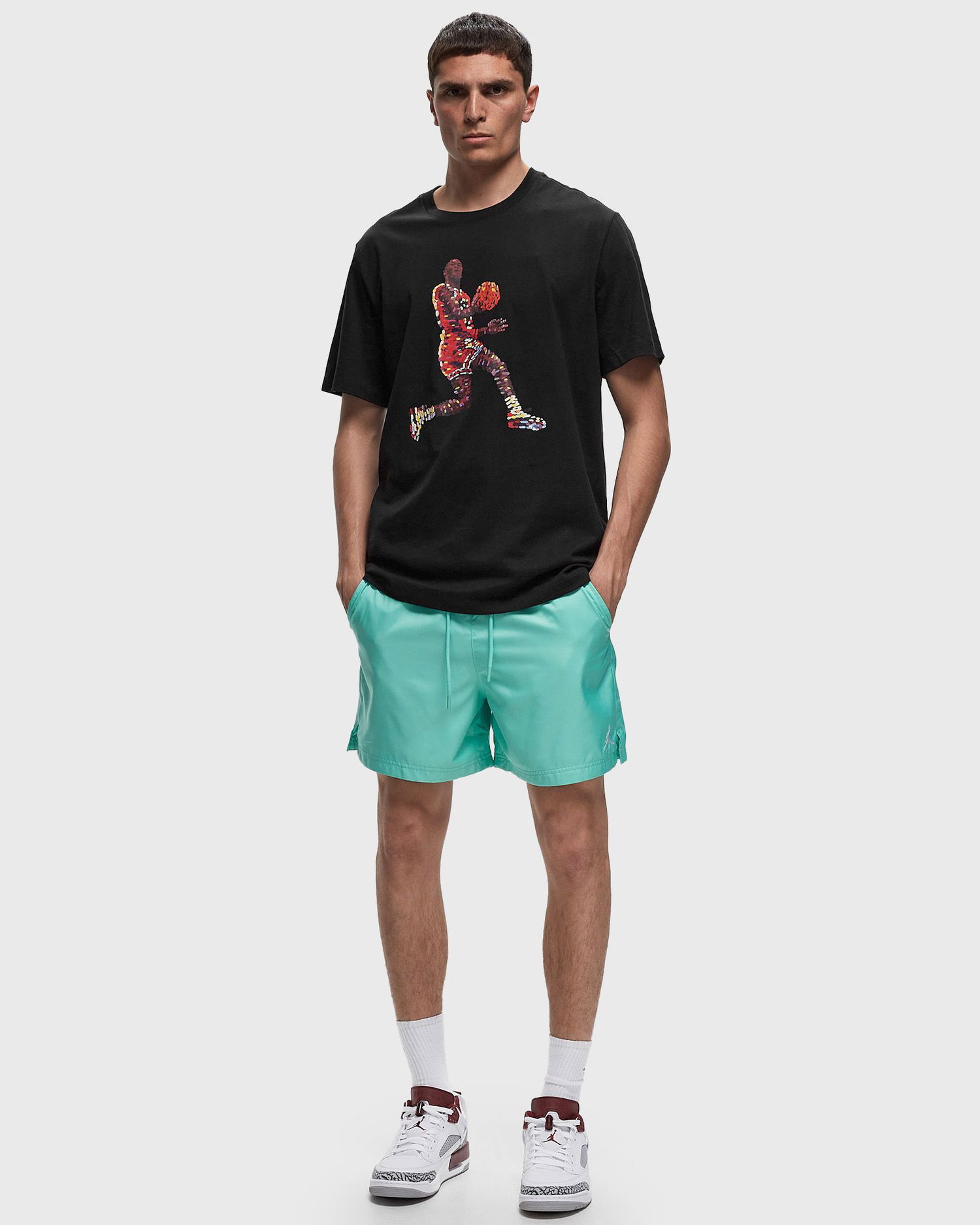 Бански Jordan Jordan Essentials 5 Poolside Shorts men Sport & Team Shorts Тюркоазено | FQ4562-349, 1