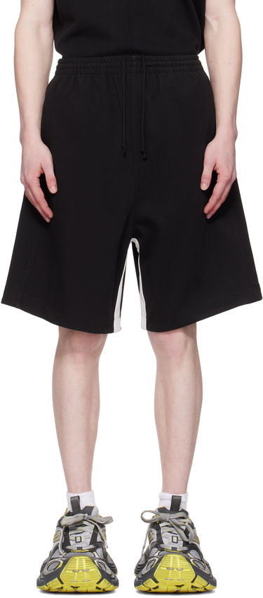 Къси панталони We11done We11done Contrast Track Shorts Черно | WD-TA0-25-719-U-BK, 0