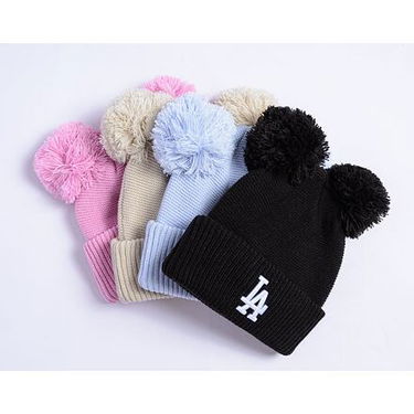 Шапка New Era NY Yankees Double Pom Beanie Синьо | 60565276, 2