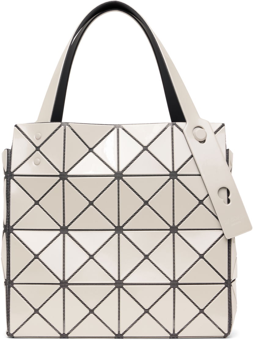 Голяма пазарска чанта BAO BAO ISSEY MIYAKE Carat Large Tote Bag Бяло | BB48AG611