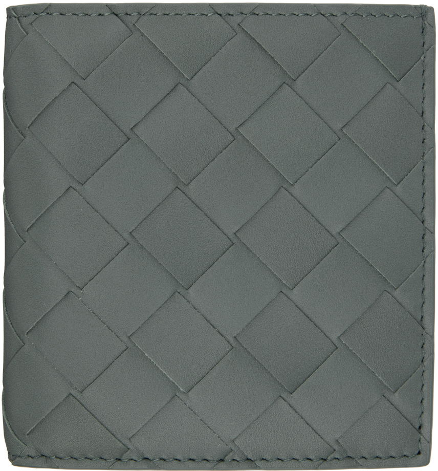 Портфейл Bottega Veneta Gray Slim Wallet Зелено | 749400VCPQ4, 0