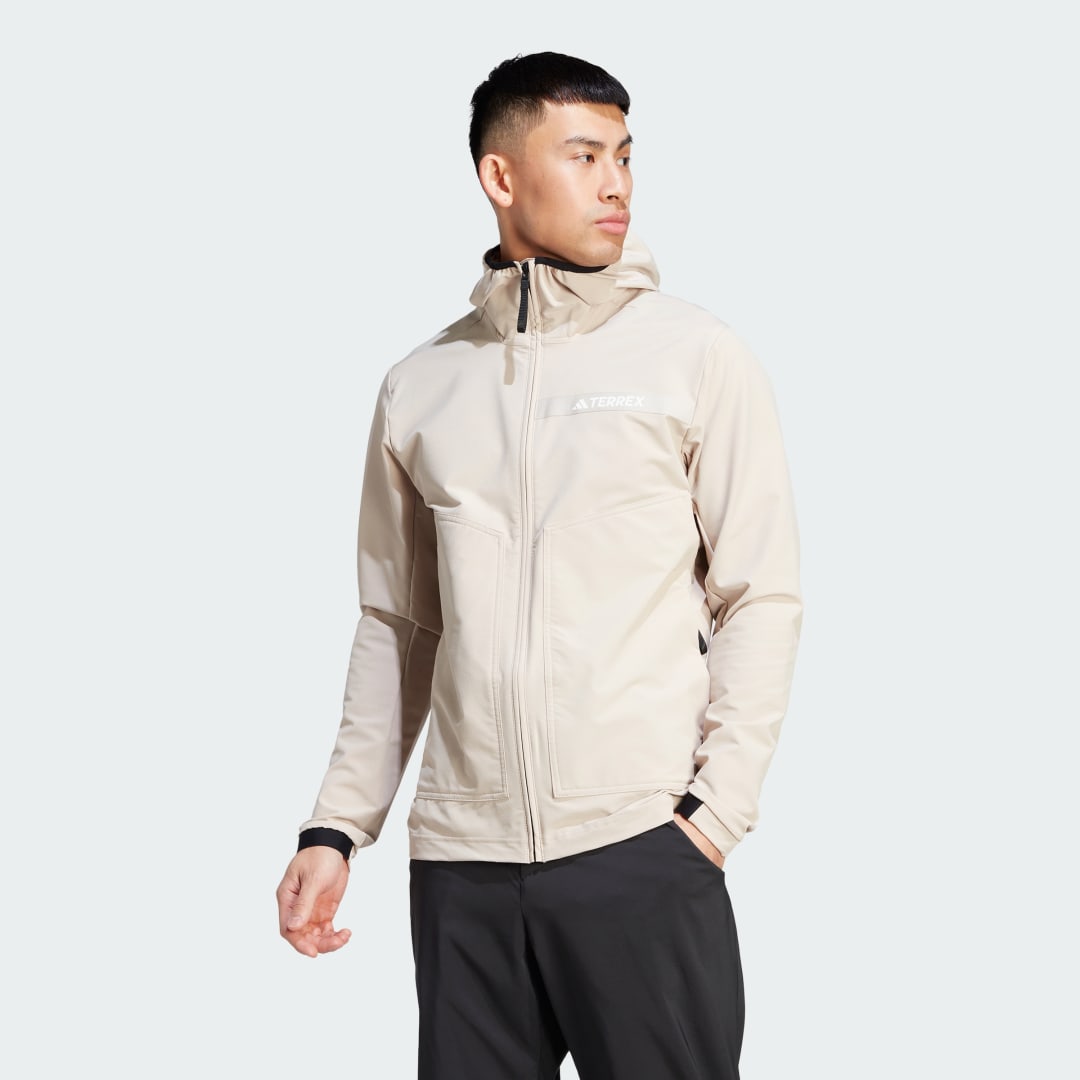 Яке adidas Performance TERREX Multi Soft Shell Бежово | HZ4423, 0