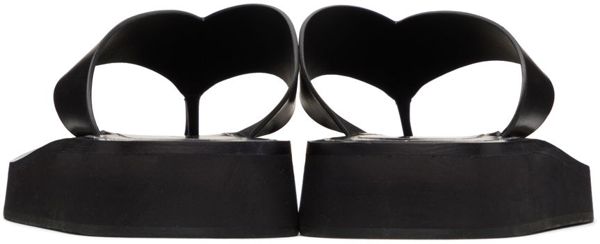 Облекло The Row The Row Ginza Platform Flip-Flop Sandals Черно | F1159-L52, 1