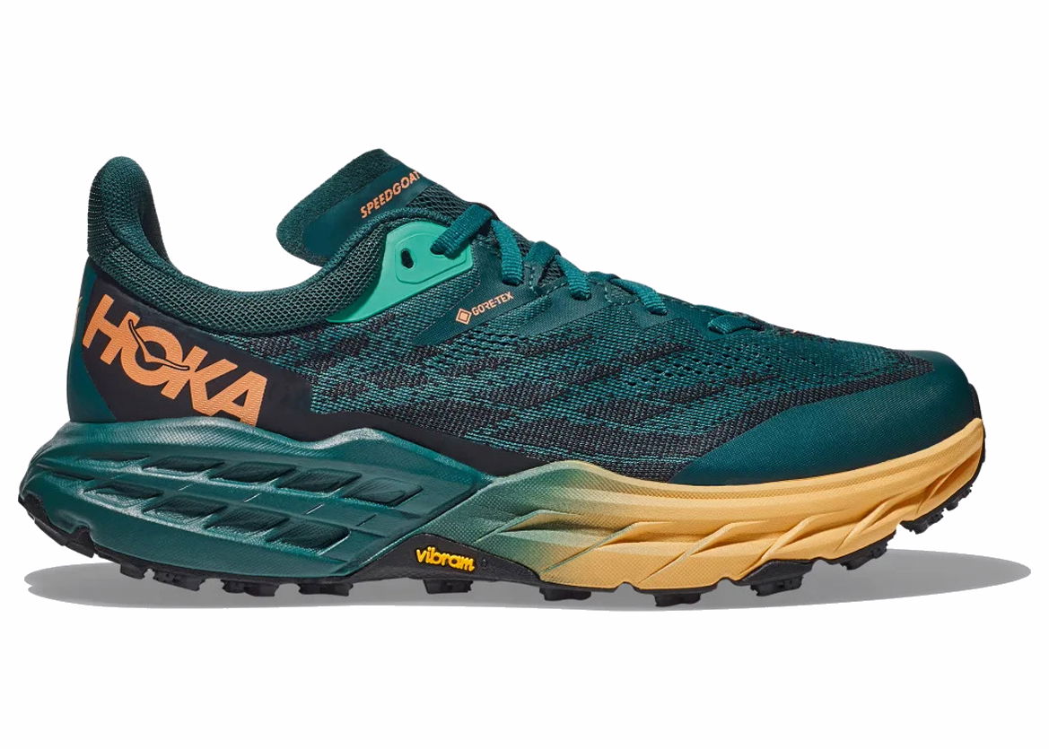 Кецове и обувки Hoka One One Speedgoat 5 GTX "Deep Teal Black" W Зелено | 1127913-DTBC, 0