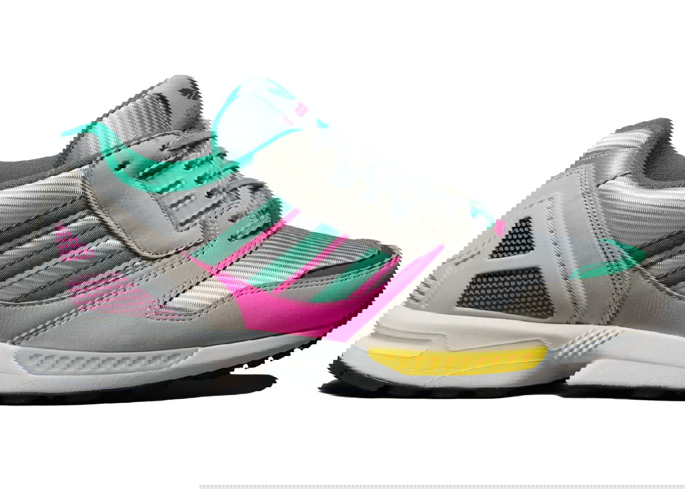 Кецове и обувки adidas Originals ZX 8000 Grey Court Green Screaming Pink Сиво | IG3076, 0