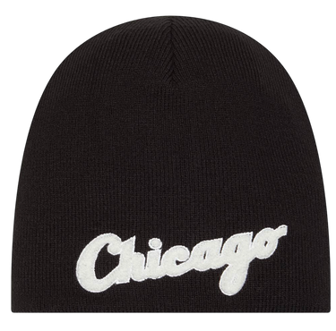 Шапка New Era New Era MLB C.W.S. Chenille Beanie Chicago Черно | 60493057-60493057, 0