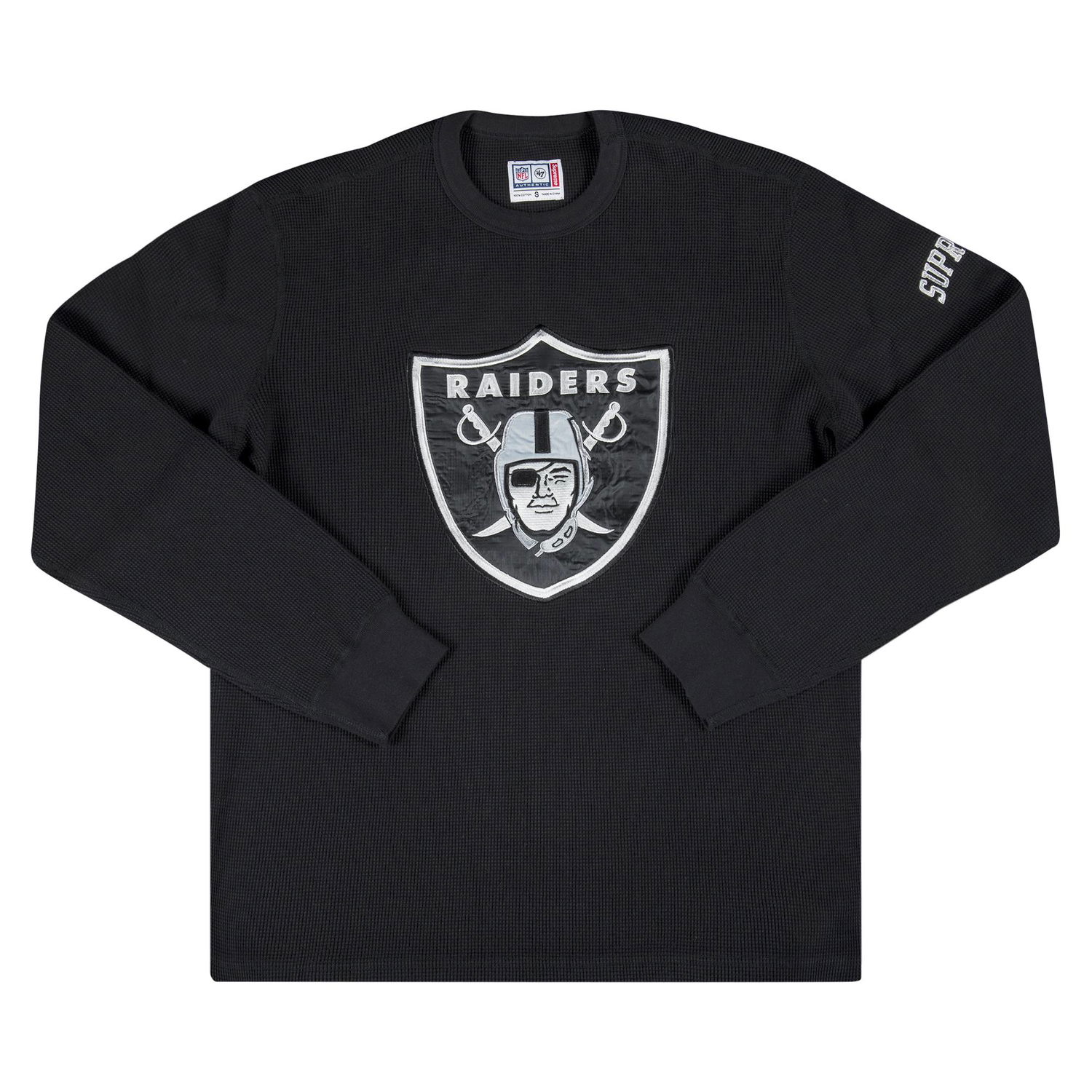 Суитчър Supreme NFL Raiders '47 Thermal Черно | SS19KN60 BLACK, 1