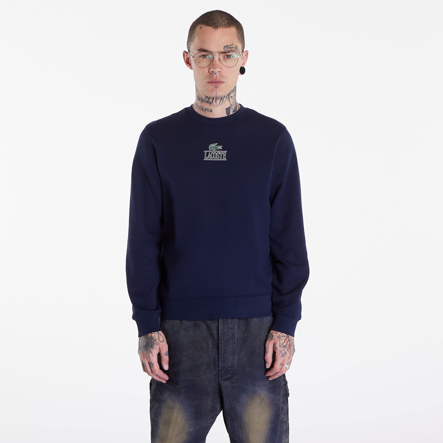 Суитчър Lacoste Sweatshirt Navy Blue Тъмно синьо | SH1156 166, 0