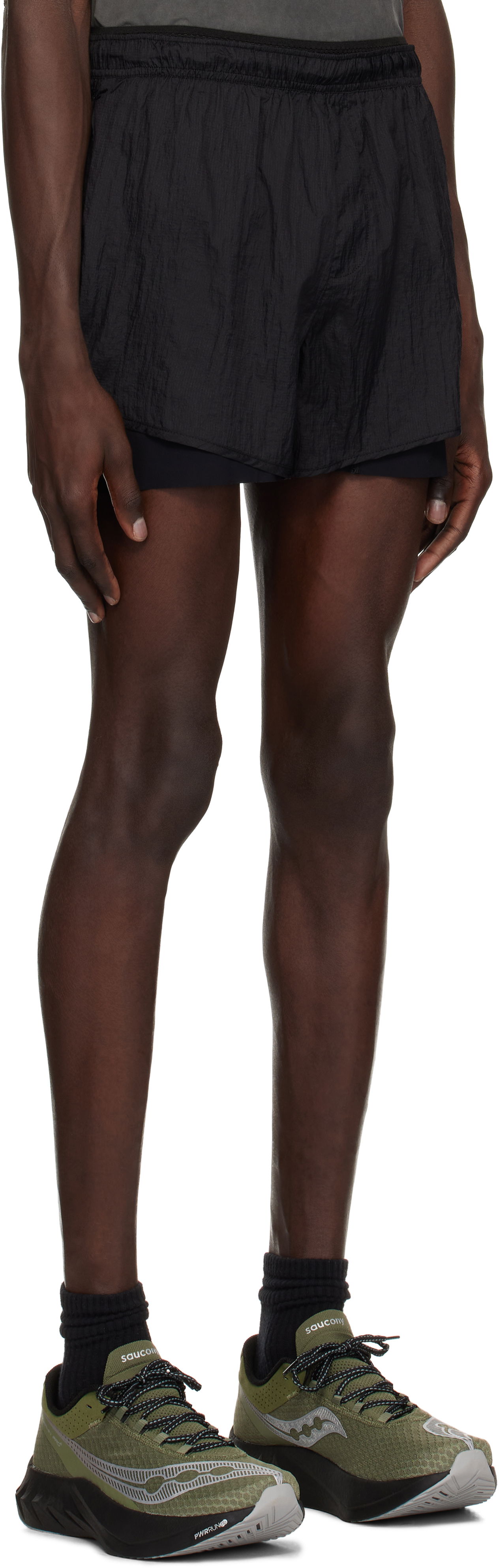 Къси панталони Satisfy Satisfy Rippy 3 Trail Shorts Черно | 12000-BK, 1