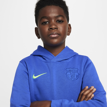 Суитчър Nike FC Barcelona Club Hoodie Синьо | FQ3449-405, 2
