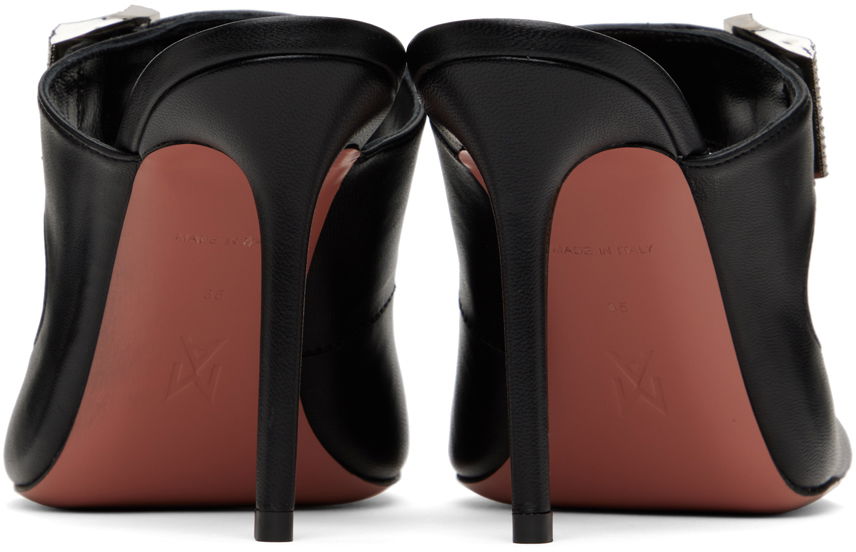 Аксесоари Amina Muaddi Amina Muaddi Millie Heeled Sandals Черно | MILLIE SLIPPER ST NAPPA, 1
