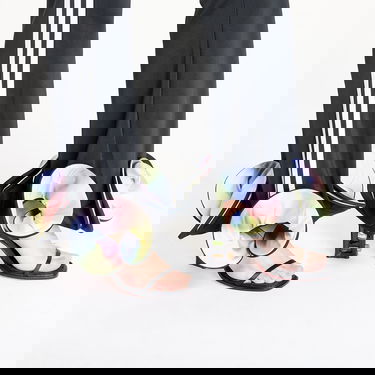 Спортни панталони adidas Performance Jeremy Scott Pride Fashion Flare Track Pants Черно | JW0827, 2