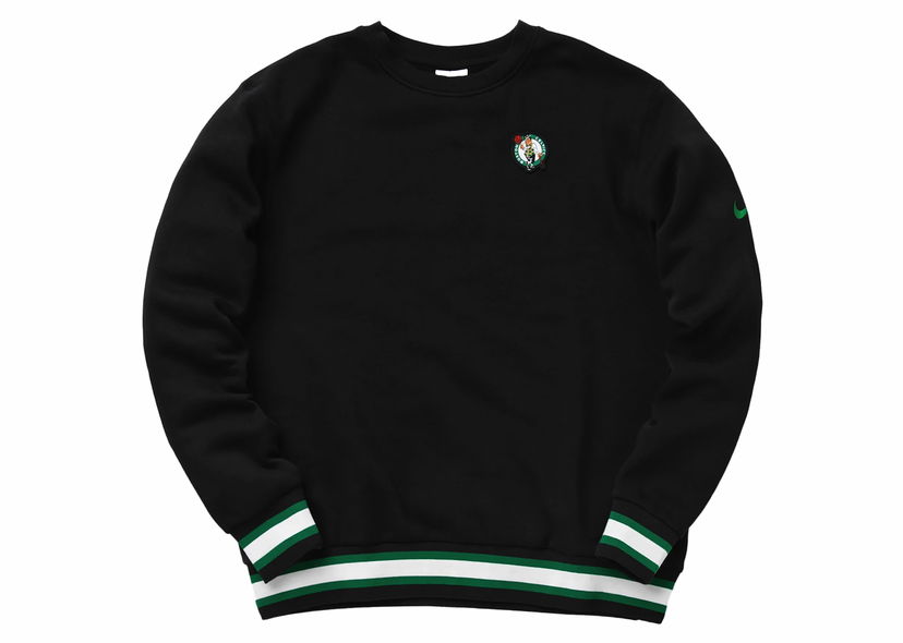 Тениска Nike NBA Boston Celtics Fleece Loose Fit Sweatshirt Black Черно | DN9097-010