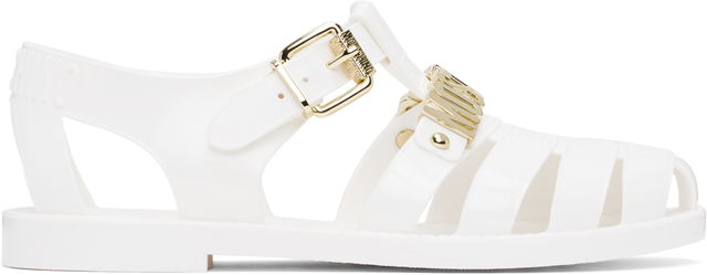Moschino Jelly Logo Sandals