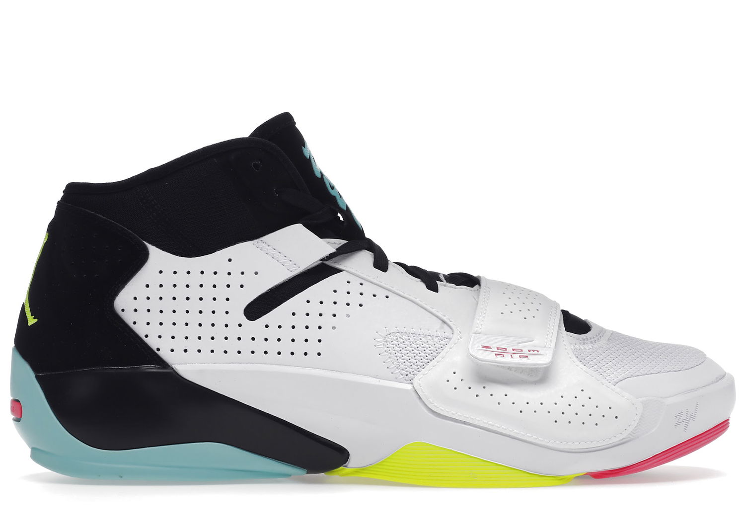 Кецове и обувки Jordan Jordan Zion 2 White Volt Dynamic Turquoise Бяло | DM0858-107/DO9161-107, 0