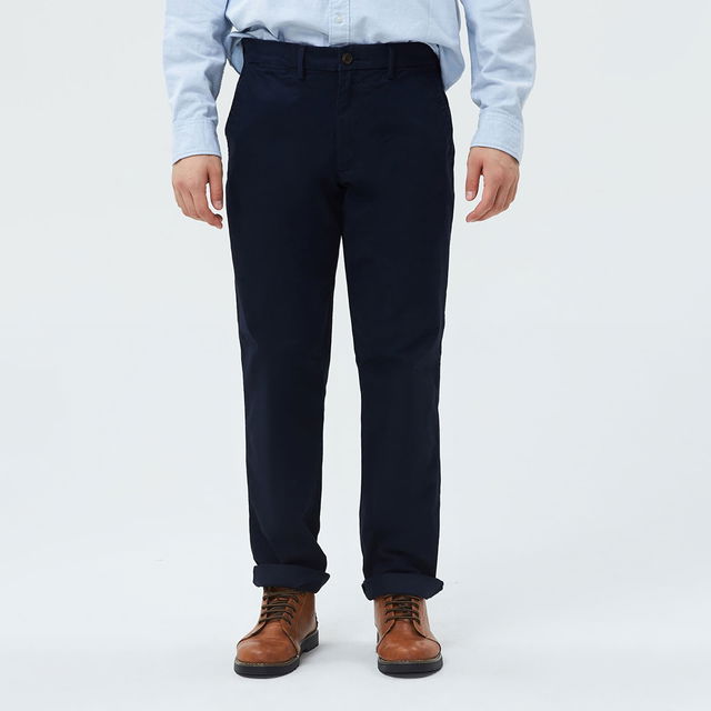 Chino Straight Fit Pants New Classic Navy